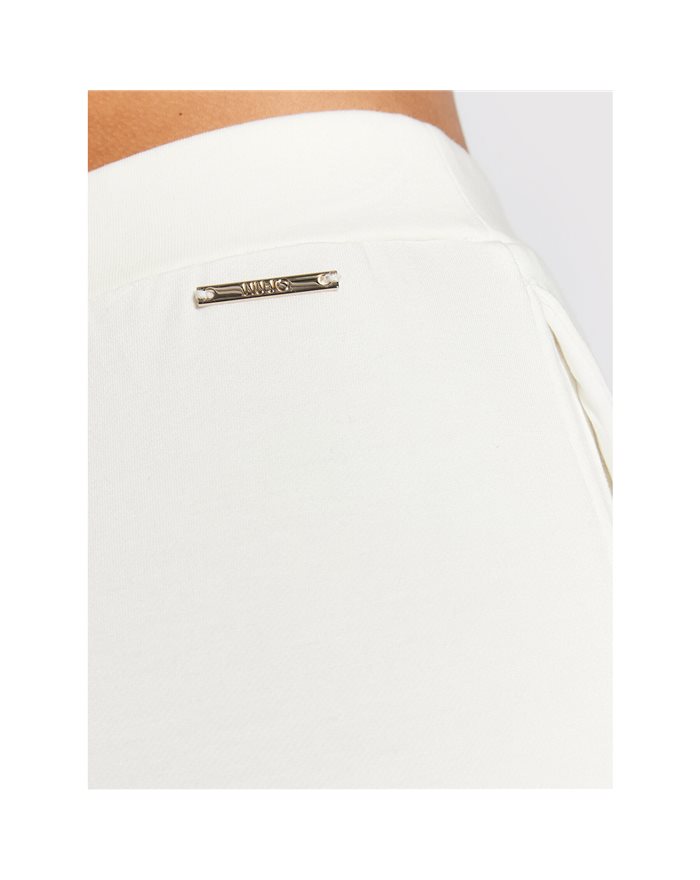 LIU-JO pantalone bianco in tessuto morbido 