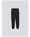 LIU-JO pantalone joggers donna nero effetto glitterato