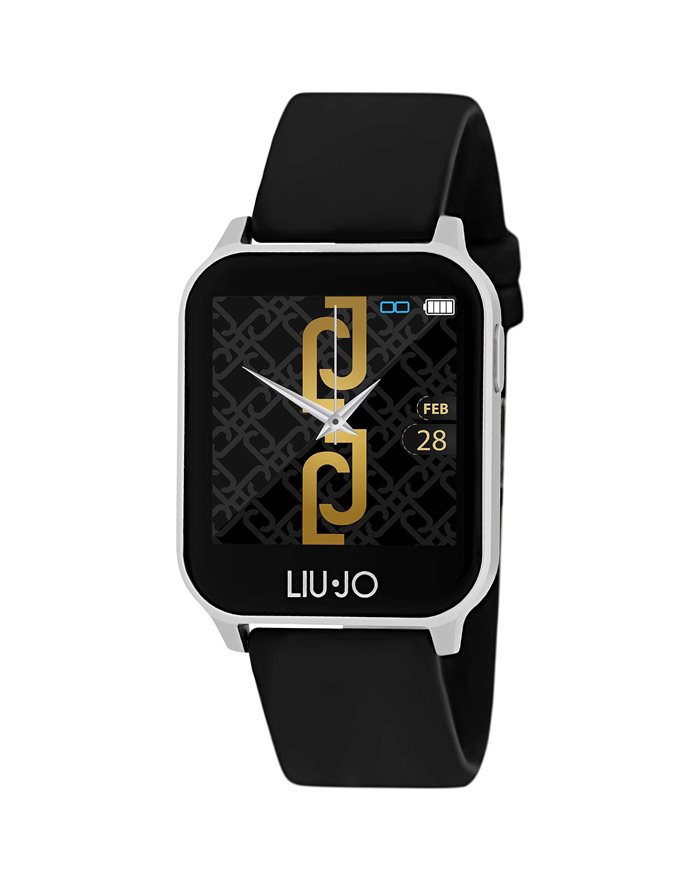 LIU-JO Smartwatch Android/IOS cinturino silicone nero touchscreen