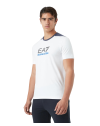EA7 T-shirt uomo Dynamic Athlete bianca cotone Natural VENTUS7 ARMANI