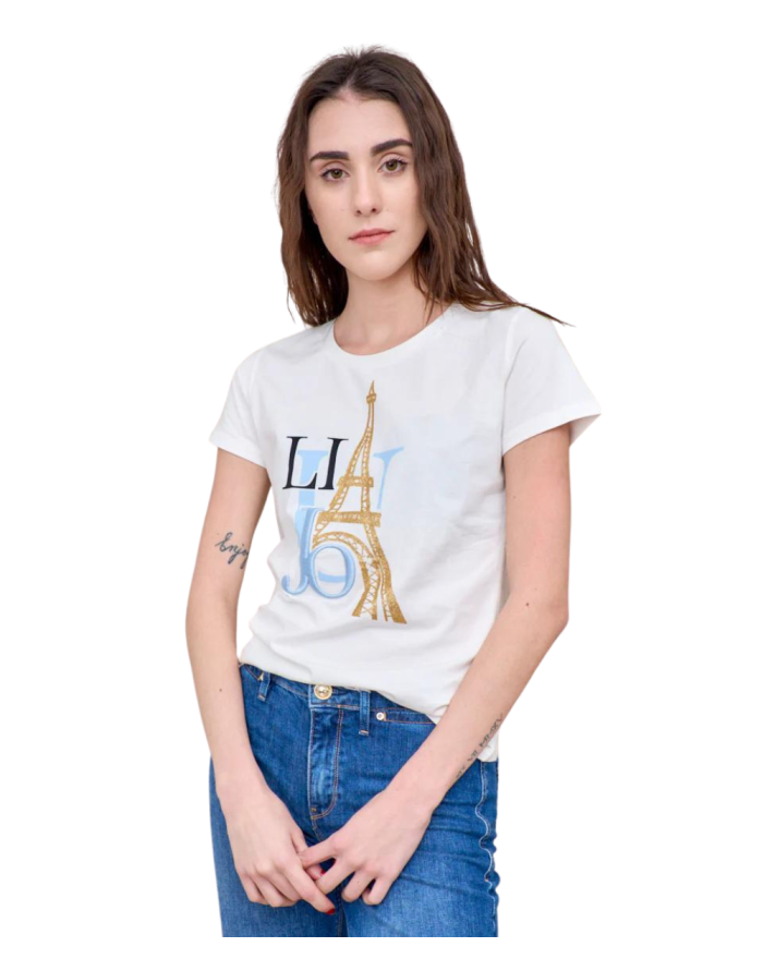 LIU-JO t-shirt in cotone...