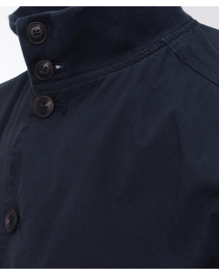 HOMEWARD JASPER giacca uomo BLU NAVY con bottoni in cotone stretch