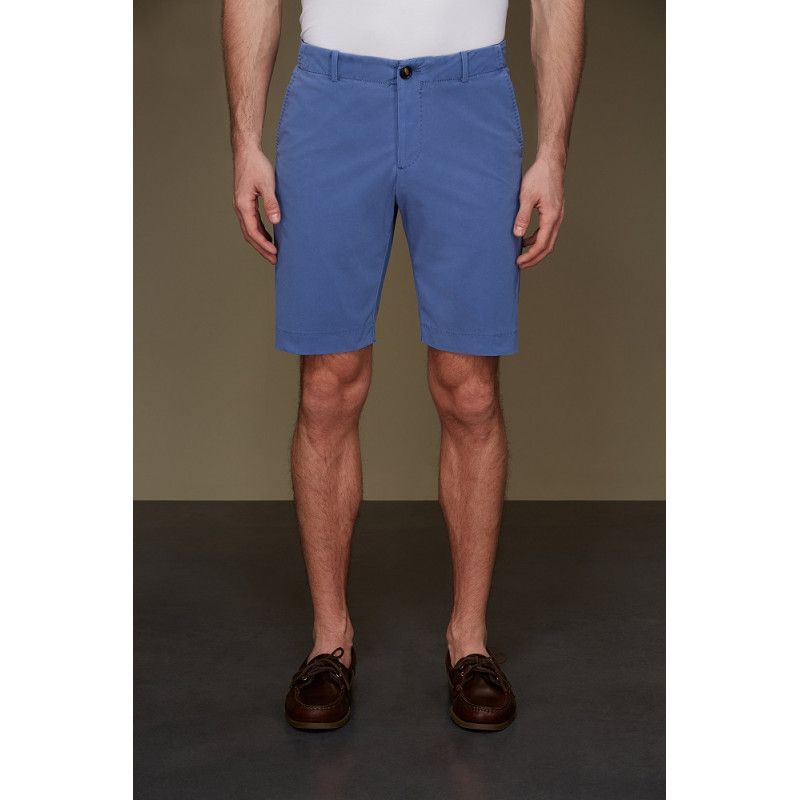 RRD pantaloni uomo TECNO WASH CHINO azzurro shorts lycra elasticizzati